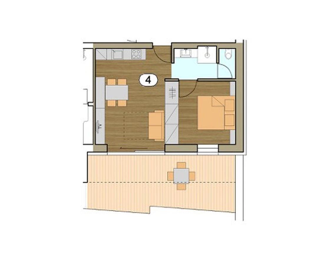 Langstein Wohnung Golden Coldrano Buitenkant foto